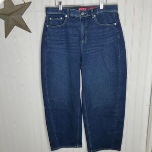 SPANX Barrel Leg Denim Jeans Size Extra Large